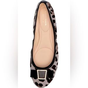 Cole Haan Gray Leopard Flats